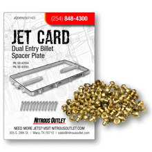 Load image into Gallery viewer, Dual Entry Billet Spacer Plate Jet Pack - Gas/E85 (5-55 psi)(70-100-150-200-250-300-350 HP)