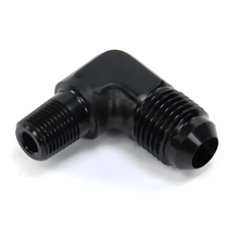 Load image into Gallery viewer, Black 1/8NPT X 6AN 90° Fitting