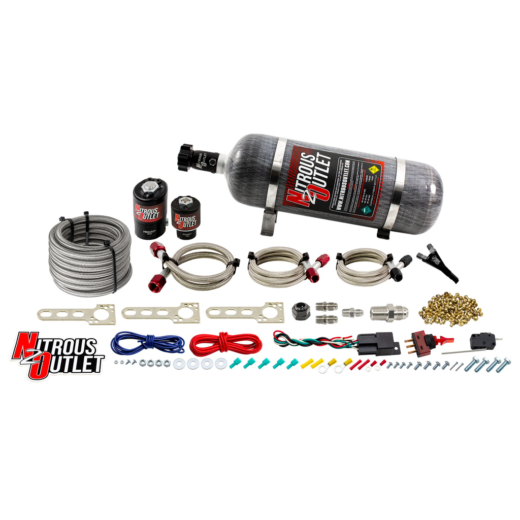 GM 2010-2020 V6 5th & 6th Gen Camaro EFI Single Nozzle System (15lb Bottle)