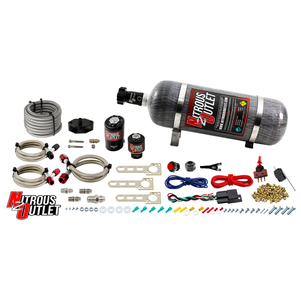 Ford 1999-2004 Mustang/Lightning EFI Single Nozzle System (15lb Bottle)