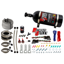 Load image into Gallery viewer, Nitrous Outlet Interspooler 3" Dual Stage Dry Nitrous Plate System (10lb Bottle)