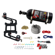 Load image into Gallery viewer, 4150 Weekend Warrior System - Hard-line/.122 Nitrous Solenoid/.177 Fuel Solenoid/Boomerang Solenoid Bracket - (Gas/E85)(5-55 psi)(50-350 HP) (10lb Bottle)