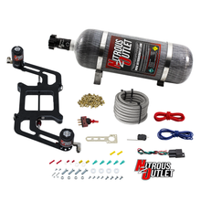 Load image into Gallery viewer, 4150 Weekend Warrior System - Hard-line/.122 Nitrous Solenoid/.177 Fuel Solenoid/Boomerang Solenoid Bracket - (Gas/E85)(5-55 psi)(50-350 HP) (12lb Bottle)