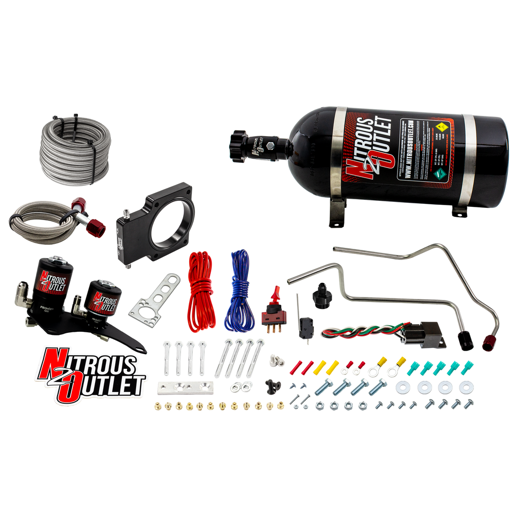 GM 07-13 Truck/Trailblazer SS 90mm Nitrous Plate System (10lb Bottle)