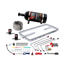 Load image into Gallery viewer, Nitrous Outlet GM 102mm Texas Speed Titan LR-T, SR-1, SR-3, SR-7 Intake Hard-Line Spacer Plate System -Gas/E85 (5-55psi) (10lb Bottle)