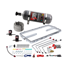 Load image into Gallery viewer, Nitrous Outlet GM 102mm Texas Speed Titan LR-T, SR-1, SR-3, SR-7 Intake Hard-Line Spacer Plate System -Gas/E85 (5-55psi) (12lb Bottle)