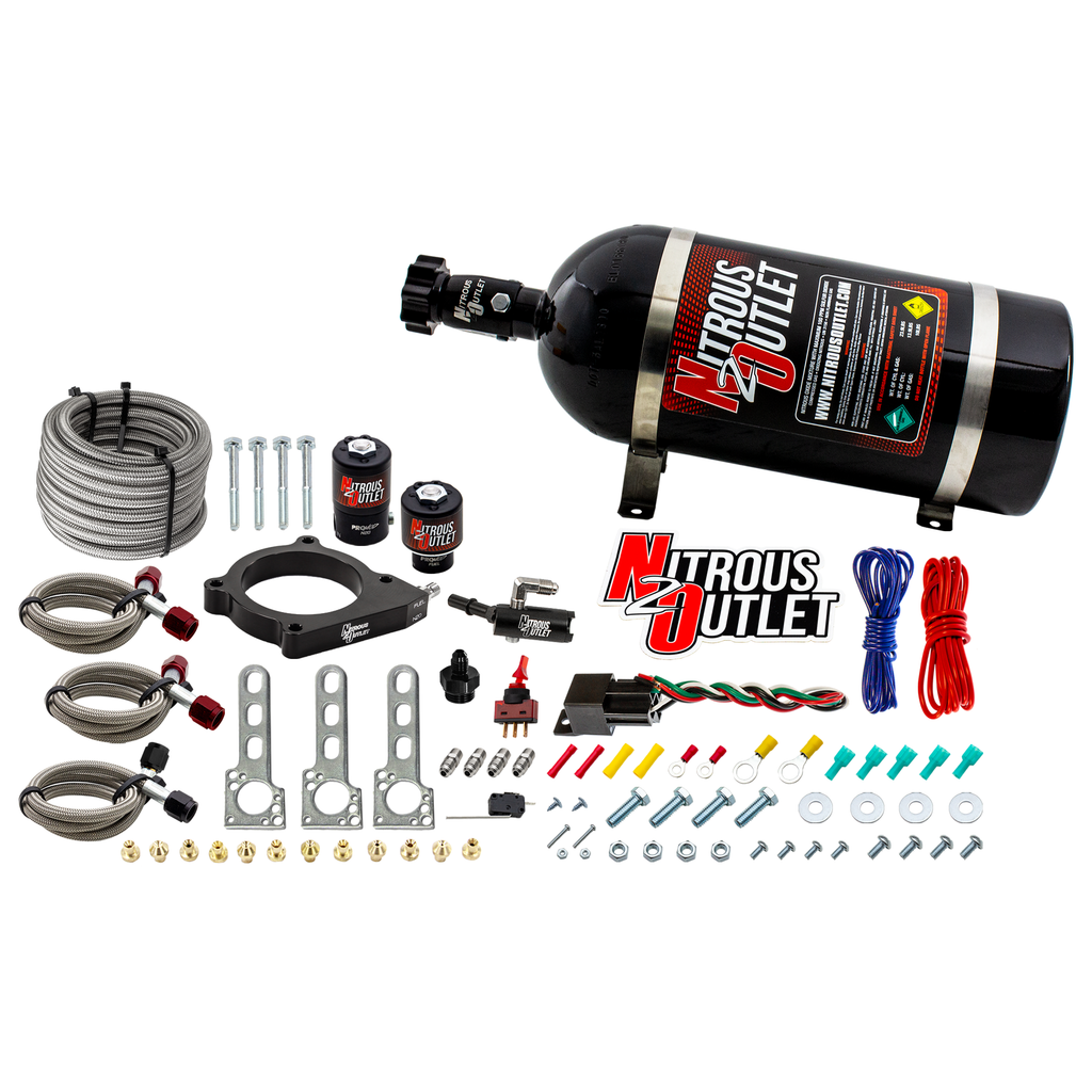 Ford 2011-2017 Mustang/F-150 5.0L Plate Nitrous System (15lb Bottle)