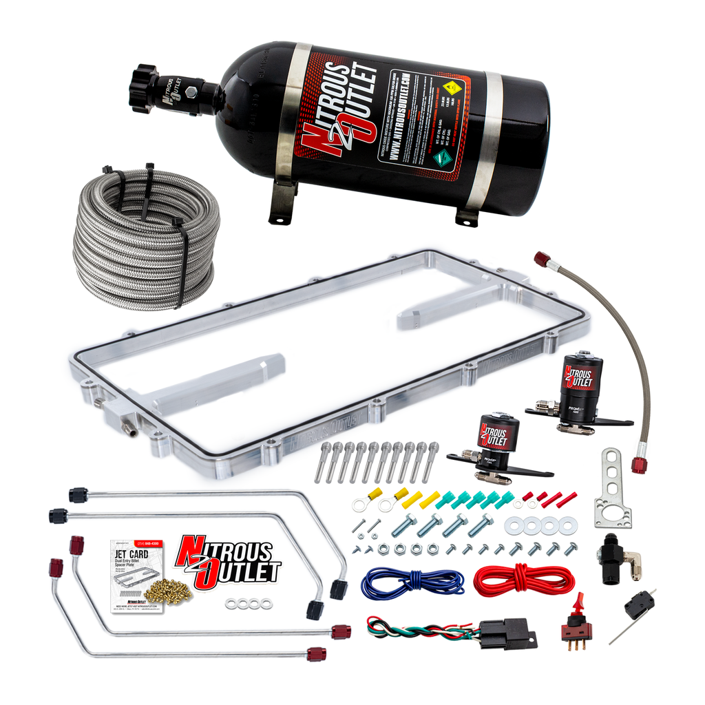 GM BTR Equalizer 1 LS1/LS2 Spacer Plate Plate System - Gas/E85 (10lb Bottle)