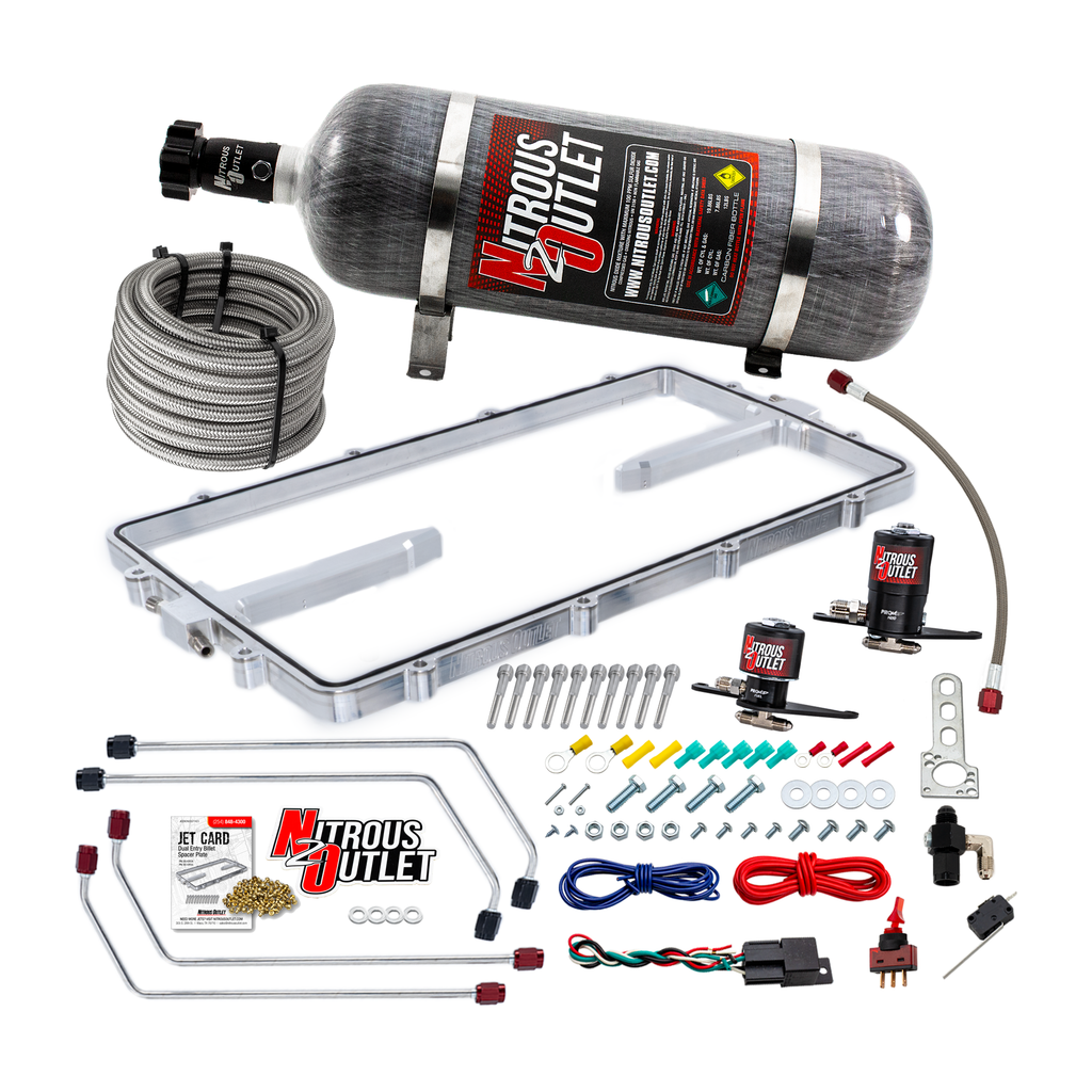 GM BTR Equalizer 1 LS1/LS2 Spacer Plate Plate System - Gas/E85 (12lb Bottle)