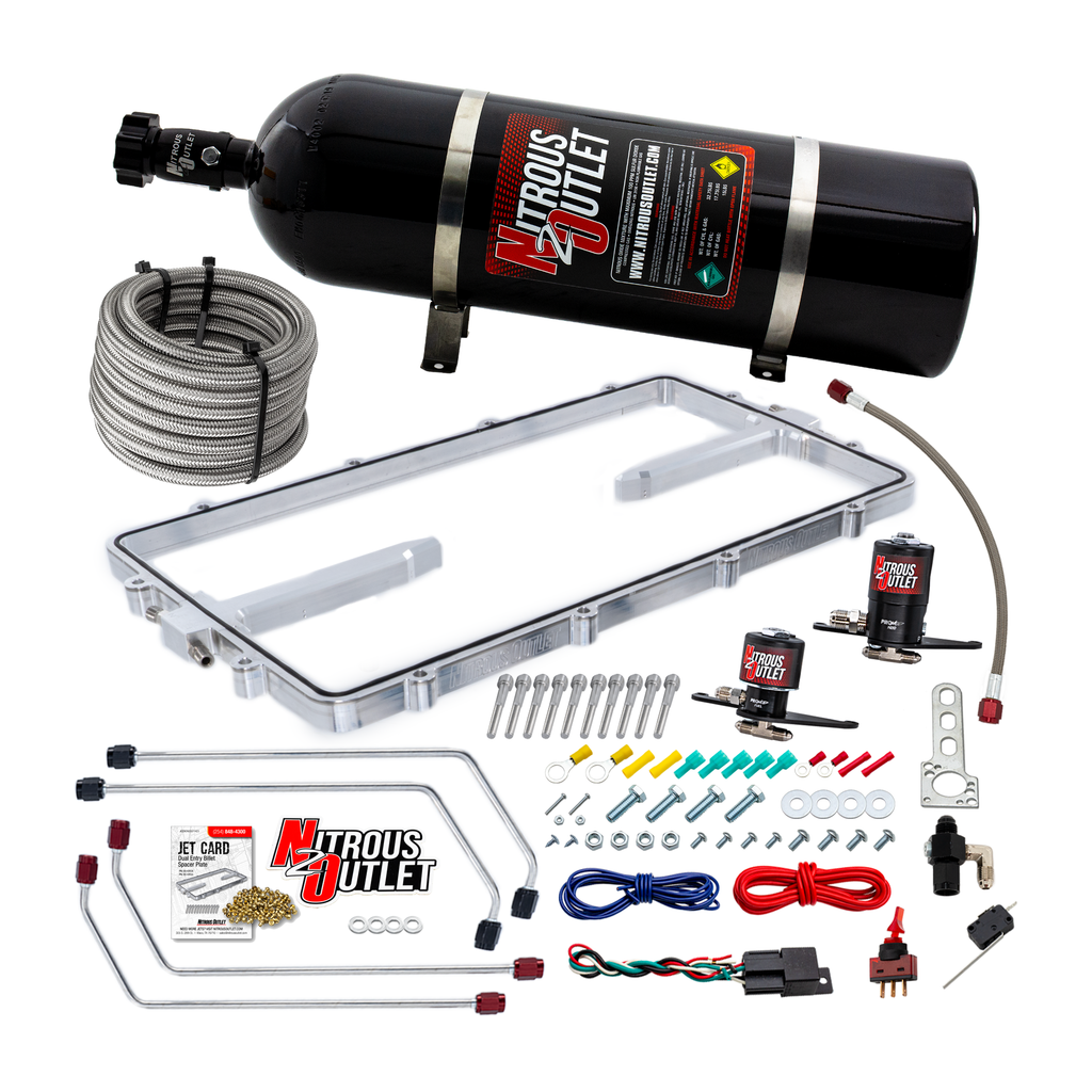 GM BTR Equalizer 1 LS1/LS2 Spacer Plate Plate System - Gas/E85 (15lb Bottle)