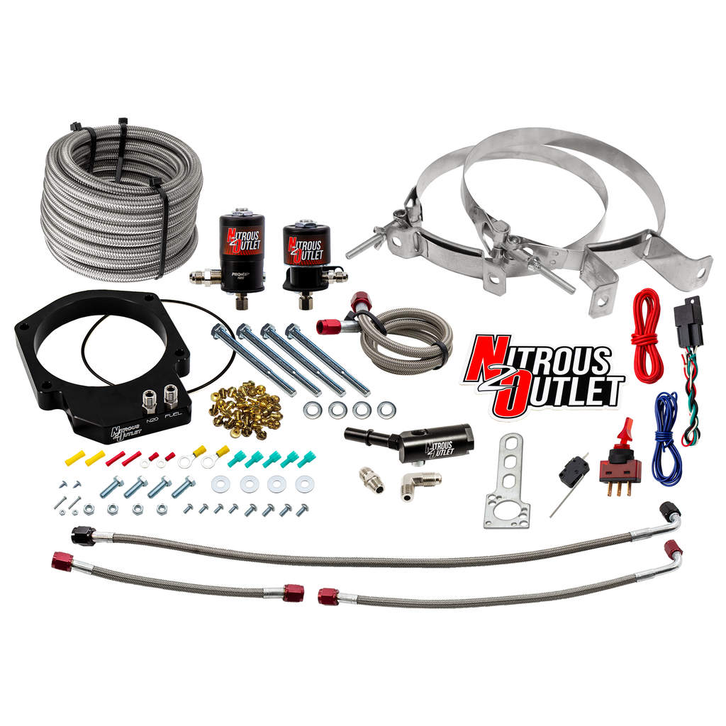 Nitrous Outlet GM LT4 2017-2021 ZL1 Camaro 103mm Throttle Body Plate System - Gas/E85 (5-55 psi)(50-200hp) (No Bottle)