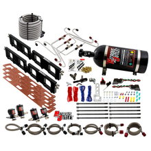 Load image into Gallery viewer, Nitrous Outlet Dodge 2015-2023 6.2L Hemi Hellcat/Challenger/Charger/Red Eye/Demon/2018-2021 Track Hawk Blower Spacer Plate System - Gas/E85 (45-55psi)(130-400HP) (10lb Bottle)