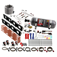 Load image into Gallery viewer, Nitrous Outlet Dodge 2015-2023 6.2L Hemi Hellcat/Challenger/Charger/Red Eye/Demon/2018-2021 Track Hawk Blower Spacer Plate System - Gas/E85 (45-55psi)(130-400HP) (12lb Bottle)