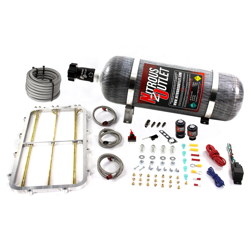 Holley Hi Ram Single Stage Nitrous Spacer Plate System (No Bottle)