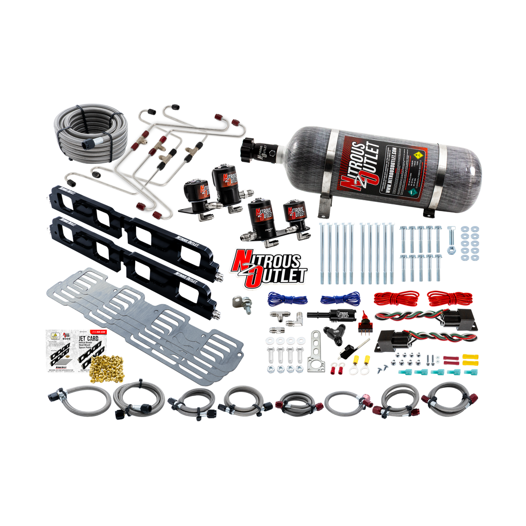 5.7, 6.1, & 6.4 2008-2023 Eagle & Apache Head Spacer Plate System €“ Gas/E85 (12lb Bottle)