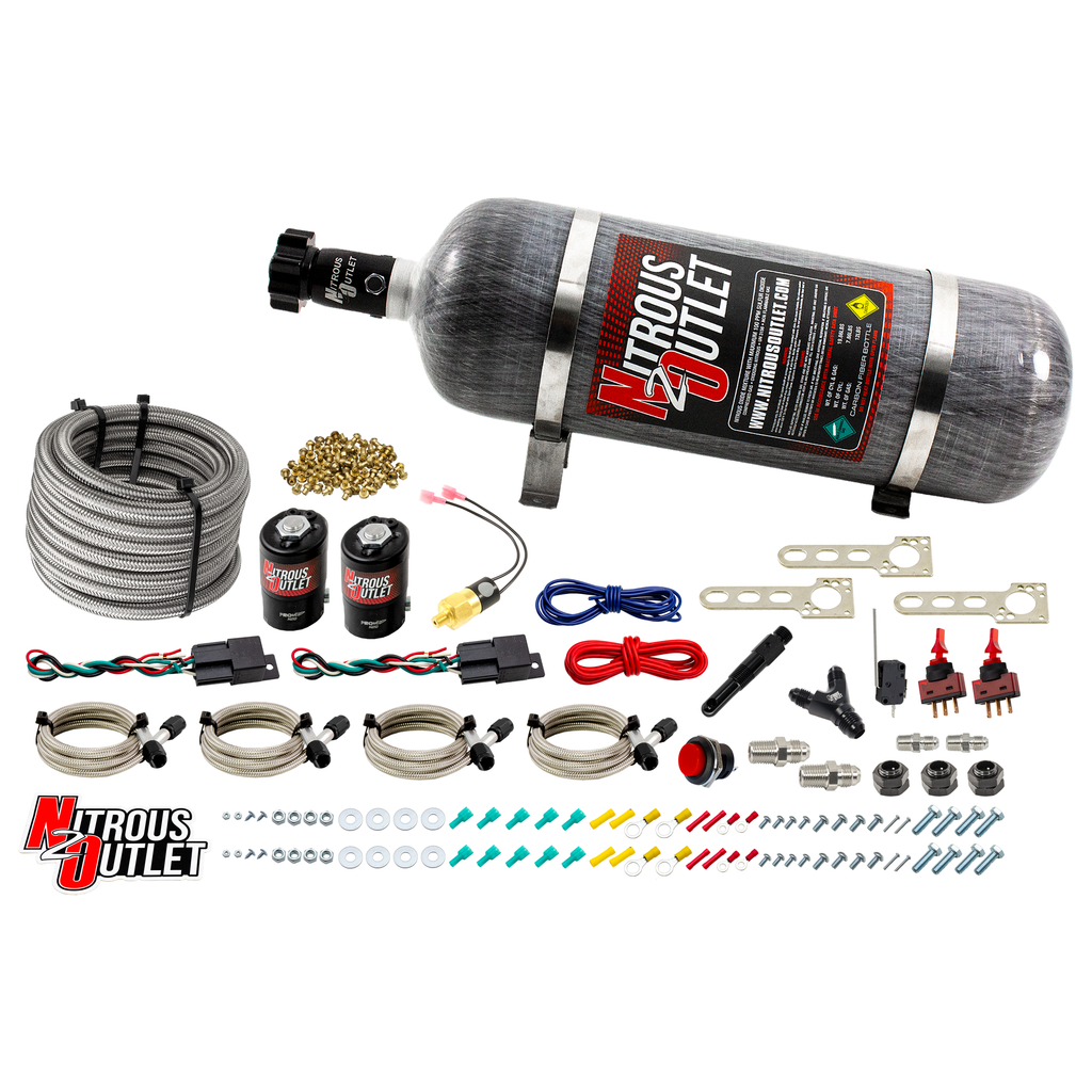 Universal Dual Stage Diesel Single Nozzle Dry System (12lb Bottle)