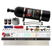 Load image into Gallery viewer, EFI 4 Cylinder 2 Solenoid Dual Stage Dry Direct Port System With Single Rail (15lb Bottle)