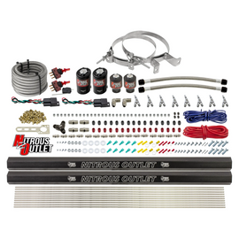 4 Cylinder 4 Solenoid Dual Stage Direct Port System With Dual Injection Rails, SBT Nozzle (Methanol) (No Bottle)