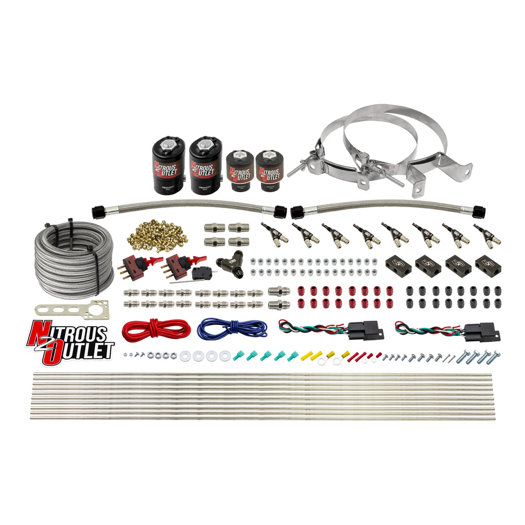 4 Cylinder 4 Solenoid Dual Stage Direct Port System With Distribution Blocks (Gas) (No Bottle)