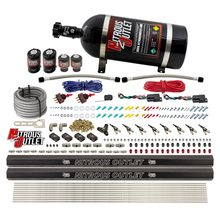 Load image into Gallery viewer, 4 Cylinder 4 Solenoid Dual Stage Direct Port System With Dual Injection Rails (E85) (10lb Bottle)