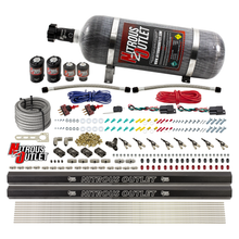 Load image into Gallery viewer, 4 Cylinder 4 Solenoid Dual Stage Direct Port System With Dual Injection Rails (E85) (12lb Bottle)
