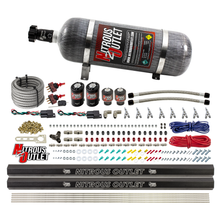 Load image into Gallery viewer, 4 Cylinder 4 Solenoid Dual Stage Direct Port System With Dual Injection Rails, SBT Nozzle (E85) (12lb Bottle)