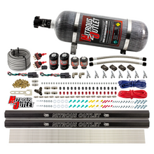 Load image into Gallery viewer, 4 Cylinder 4 Solenoid Dual Stage Direct Port System With Distribution Blocks, SBT Nozzle (Gas) (12lb Bottle)