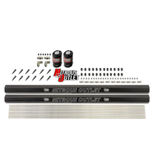 Load image into Gallery viewer, Dry Dual Stage 6 Cylinder 2 Solenoids Forward Plumbers Kit With Dual Rails