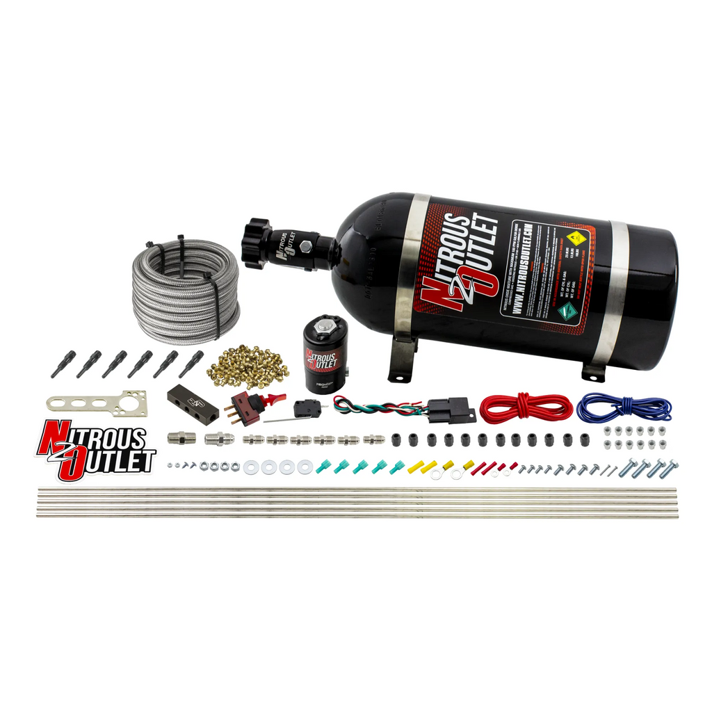 6 Cylinder 1 Solenoid Dry Direct Port System With Distribution Block (10lb Bottle)