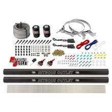 Load image into Gallery viewer, 6 Cylinder 2 Solenoid Dual Stage Dry Direct Port System With Single Injection Rail - Straight Blow Through Nozzles (No Bottle)