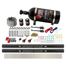 Load image into Gallery viewer, 6 Cylinder 2 Solenoid Dual Stage Dry Direct Port System With Single Injection Rail - Straight Blow Through Nozzles (10lb Bottle)