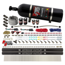 Load image into Gallery viewer, 6 Cylinder 4 Solenoid Dual Stage Direct Port System With Distribution Blocks and 90 Degree Nozzles, Low Fuel Pressure Alcohol (15lb Bottle)