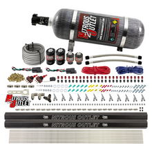 Load image into Gallery viewer, 6 Cylinder 4 Solenoid Dual Stage Direct Port System With Dual Injection Rails and Straight Blow Through Nozzles, Low Fuel Pressure Gas (12lb Bottle)