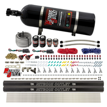 Load image into Gallery viewer, 6 Cylinder 4 Solenoid Dual Stage Direct Port System With Dual Injection Rails and Straight Blow Through Nozzles, Low Fuel Pressure Gas (15lb Bottle)
