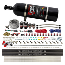 Load image into Gallery viewer, 6 Cylinder 4 Solenoid Dual Stage Direct Port System With Dual Injection Rails and 90 Degree Nozzles, High Fuel Pressure E85 (15lb Bottle)