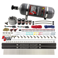 Load image into Gallery viewer, 6 Cylinder 4 Solenoid Dual Stage Direct Port System With Dual Injection Rails and 90 Degree Nozzles, High Fuel Pressure Gas (12lb Bottle)