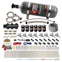 Load image into Gallery viewer, Trident 8 Cylinder 6 Solenoid Dry Triple Stage Direct Port System With 1 In 4 Out Distribution Blocks (12lb Bottle)