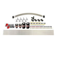 Load image into Gallery viewer, 8 Cylinder Solenoids Forward Direct Port Conversion Kit - Straight Blow Through Nozzles - .112 Nitrous/.177 Fuel - 7 PSI