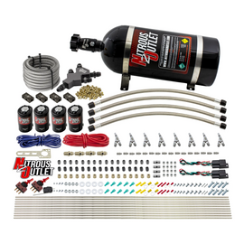 8 Cylinder Dual Stage Dry Direct Port System - .112 Nitrous (10lb Bottle)