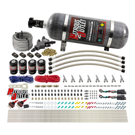 8 Cylinder Dual Stage Dry Direct Port System - .112 Nitrous (12lb Bottle)