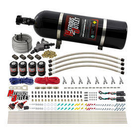 8 Cylinder Dual Stage Dry Direct Port System - .112 Nitrous (15lb Bottle)