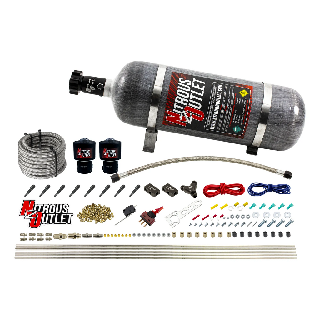 8 Cylinder Dry Direct Port System - .178 Nitrous (12lb Bottle)