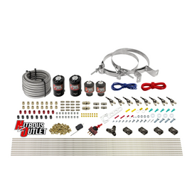 8 Cylinder Single Stage Direct Port Nitrous System - .122 Nitrous/.177 Fuel Solenoids - Alcohol (No Bottle)