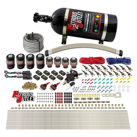 8 Cylinder Dual Stage Direct Port Nitrous System - .112 Nitrous/.177 Fuel Solenoids - E85 (10lb Bottle)