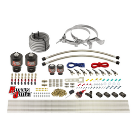 8 Cylinder Single Stage Direct Port Nitrous System - .178 Nitrous/.177 Fuel Solenoids - E85 (No Bottle)