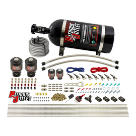 8 Cylinder Single Stage Direct Port Nitrous System - .178 Nitrous/.177 Fuel Solenoids - E85 (10lb Bottle)