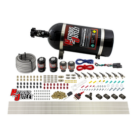 8 Cylinder Single Stage Direct Port Nitrous System - .122 Nitrous/.177 Fuel Solenoids (10lb Bottle)