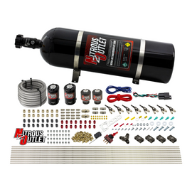 8 Cylinder Single Stage Direct Port Nitrous System - .122 Nitrous/.177 Fuel Solenoids (15lb Bottle)