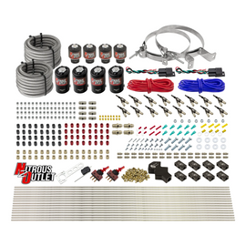 8 Cylinder Dual Stage Direct Port Nitrous System - .122 Nitrous/.177 Fuel Solenoids (No Bottle)