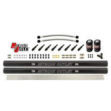 Load image into Gallery viewer, Dry 8 Cylinder 2 Solenoid Forward Plumbers Kit With Dual Rails - 90° Discharge Nozzles